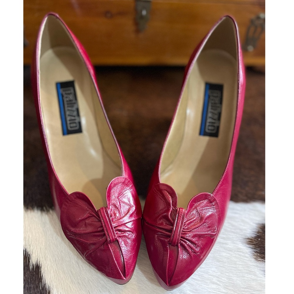 COPY - Palizzio Women’s Red Heart Vintage Heels 5 1/5 5.5